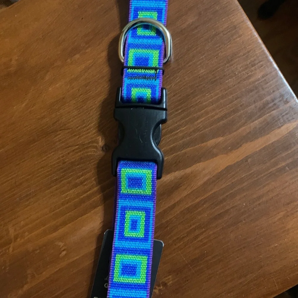 Lupine Originals - NWT! Blue ,Green, Purple (Sea Glass) Dog Collar. 12”-20”